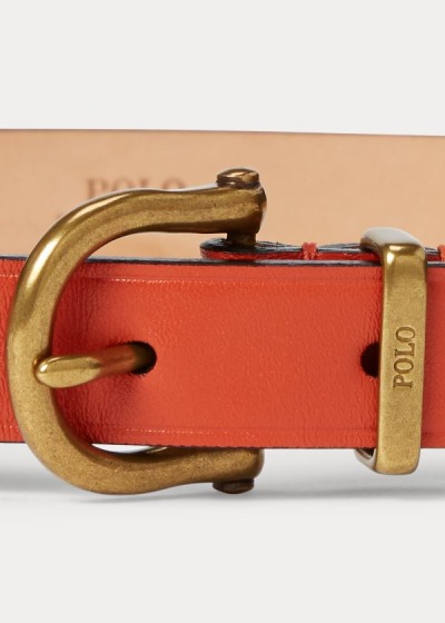 Women's Polo Ralph Lauren Leather Stirrup Belt | 761905TXM